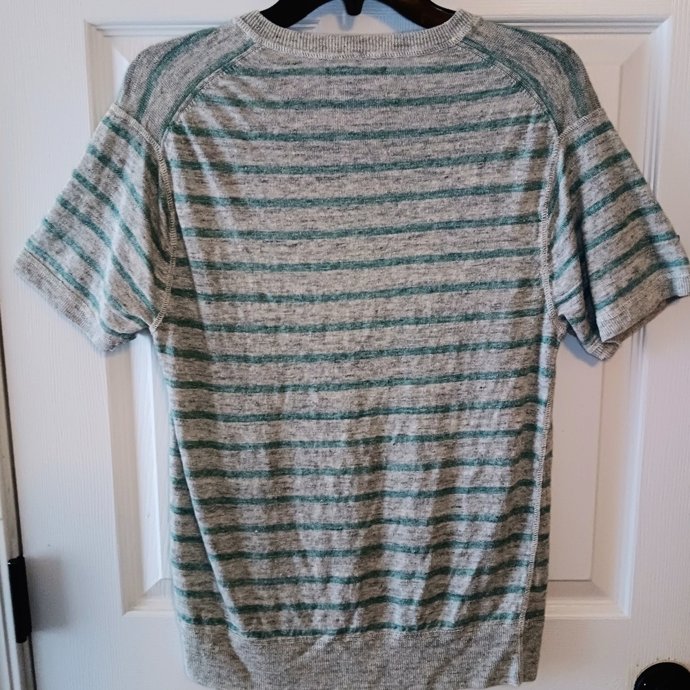 Bonobos Mens Linen Heathered Striped Henley - Picture 4 of 5